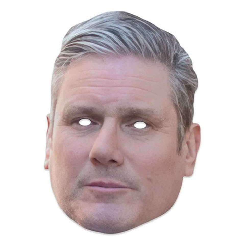 Keir Starmer Cardboard Face Mask