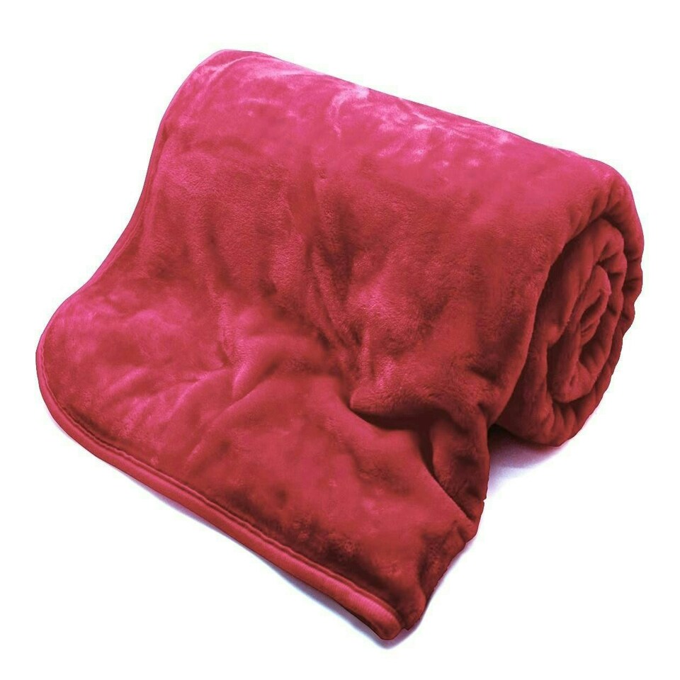 image 1 of Mink Fushia Blanket 127x152cm