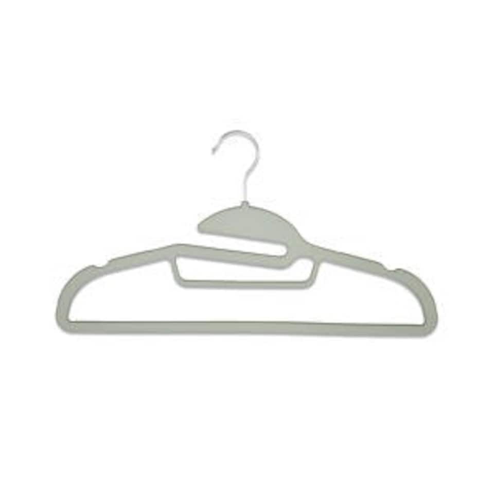 image 1 of Addis Non-Slip Rubber Hangers 10-Pack