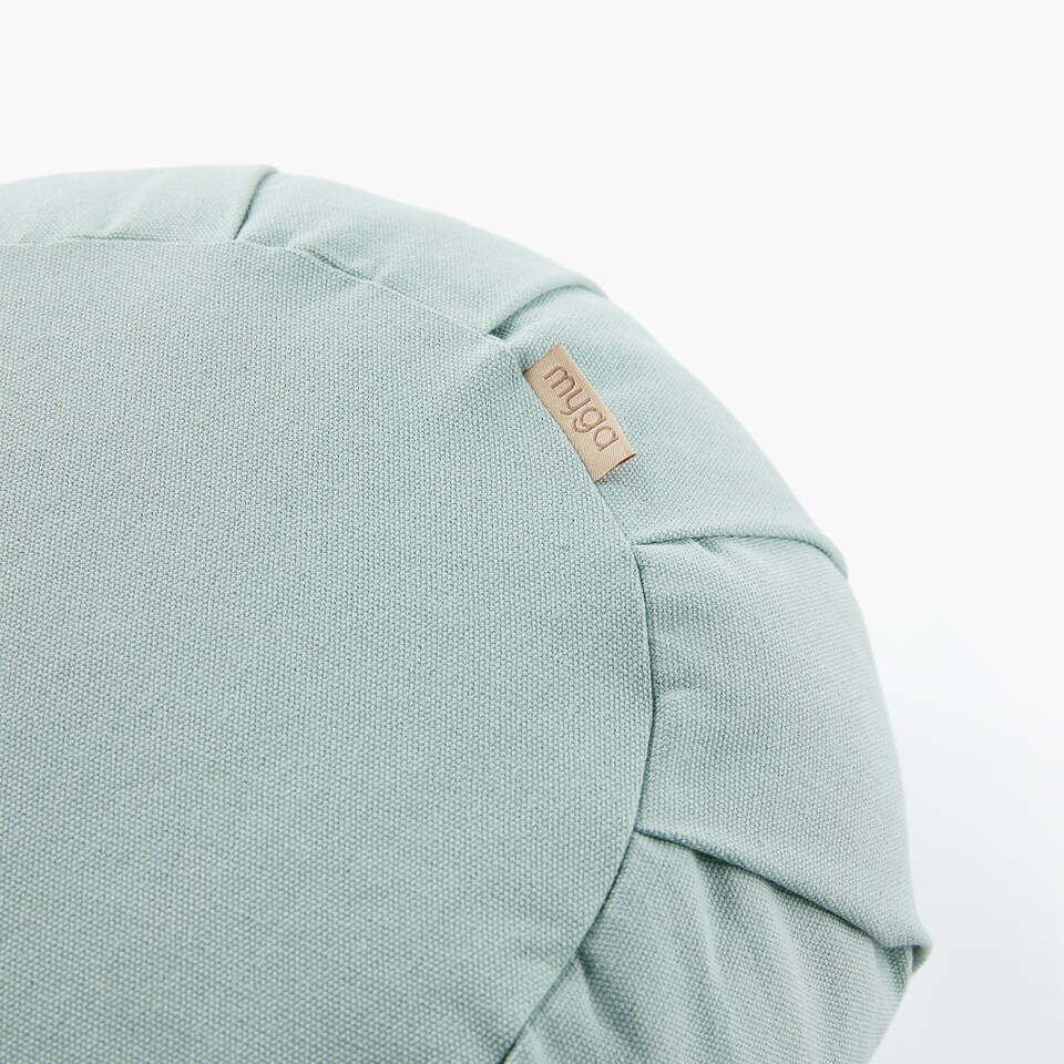 image 1 of Myga Zafu Yoga Meditation Cushion - Teal | Blue