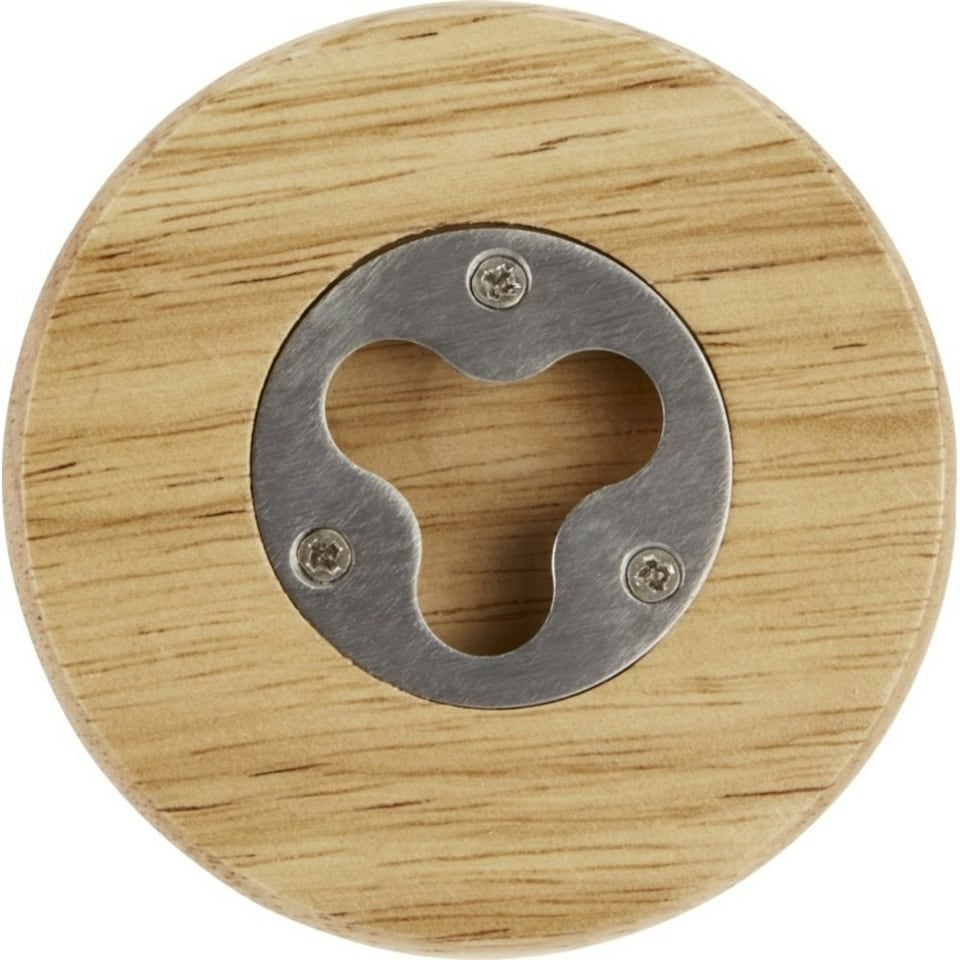 image 1 of Bullet Scoll Wooden Coaster - Natural - One Size
