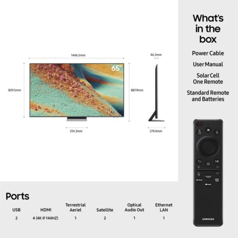 image 1 of Samsung QE65QN85F 65" QN85F Neo QLED 4K Mini LED Vision AI Smart TV