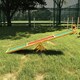 image 7 of PawHut Wooden Pet Seesaw for Big Dogs with Anti-Slip Surface, Natural