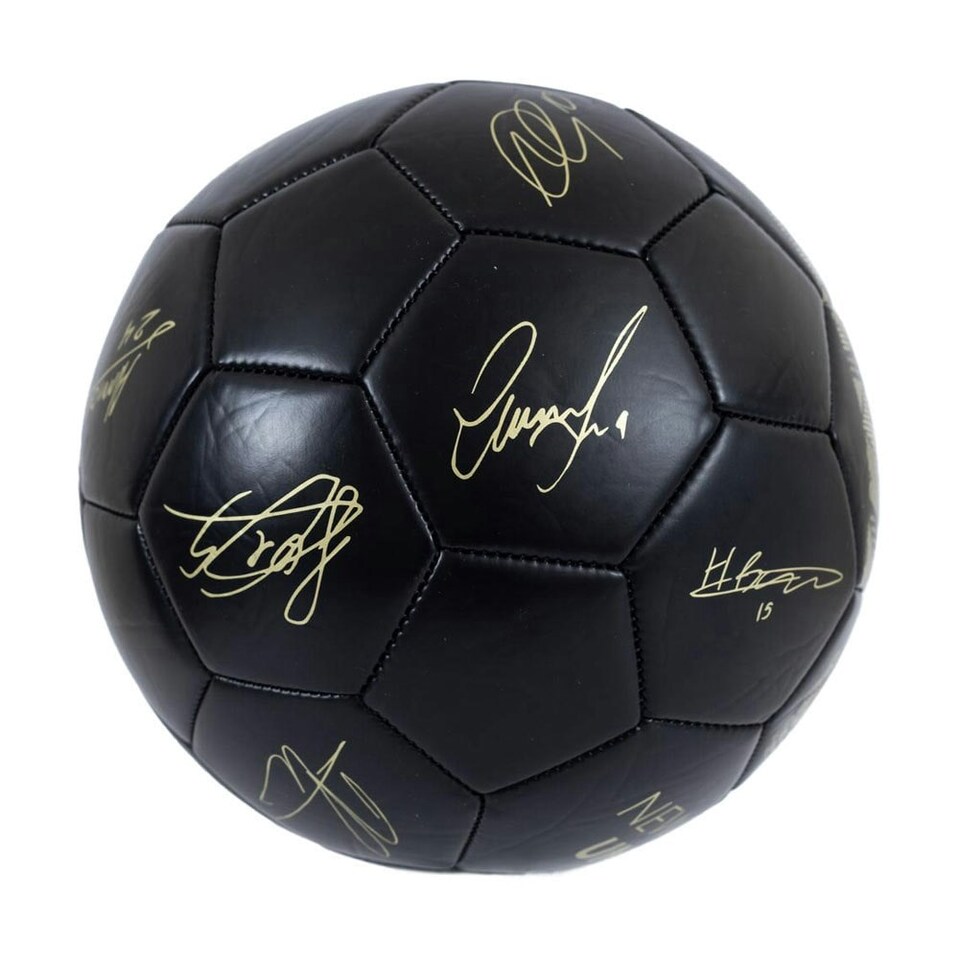 image 1 of Newcastle United FC Phantom Signature Football - Black/Gold - 1