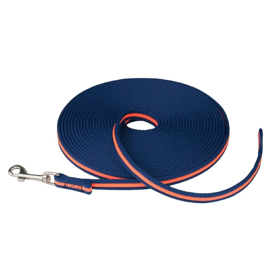 Coachies Training Dog Lead - Navy/Coral - 10m