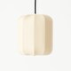 image 1 of CGC LILA Cream Cylinder Ribbed Stretch Cotton Lampshade