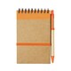 image 2 of MidOcean Sonora Recycled A6 Notepad And Pen - Orange/Beige - One Size