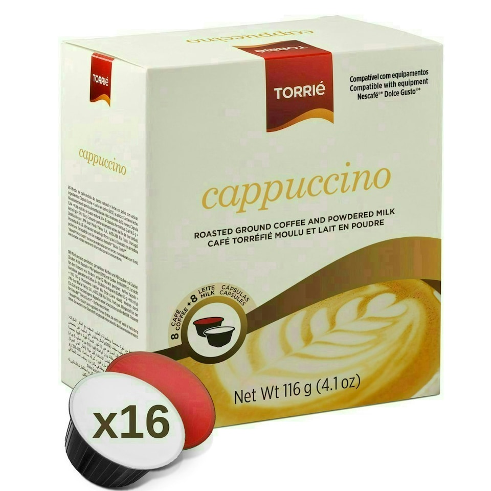 image 1 of Cappuccino - Dolce Gusto ® Compatible Milky Coffee Capsules (16 pods)