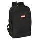 image 1 of Rucksack for Laptop and Tablet with USB Output Marvel Black N/A | N/A | One Size
