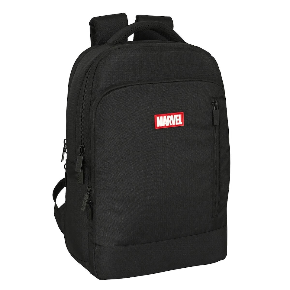image 1 of Rucksack for Laptop and Tablet with USB Output Marvel Black N/A | N/A | One Size