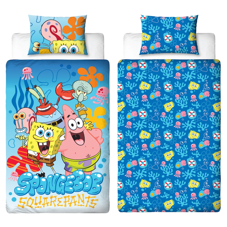 image 1 of Spongebob Squared Single Duvet Cover