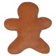 image 2 of Mumbles SquidgeMe Gingerbread Man Plush Toy - Light Brown - One Size