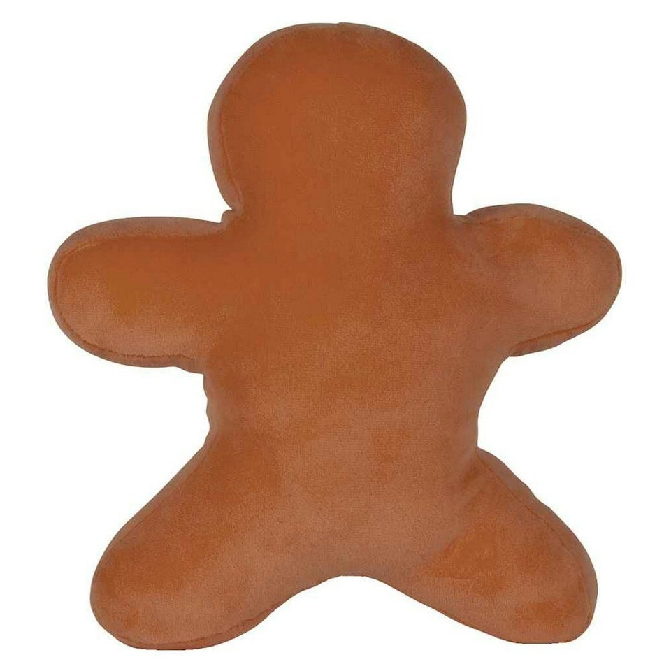 image 1 of Mumbles SquidgeMe Gingerbread Man Plush Toy - Light Brown - One Size