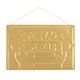 image 2 of Something Different Dance Floor Metal Hanging Sign - Black/White/Gold - One Size