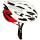 image 2 of AWE AWESpeed InMould Mens Road Bike Helmet 55-58cm White/Red Crash Guarantee* White | M