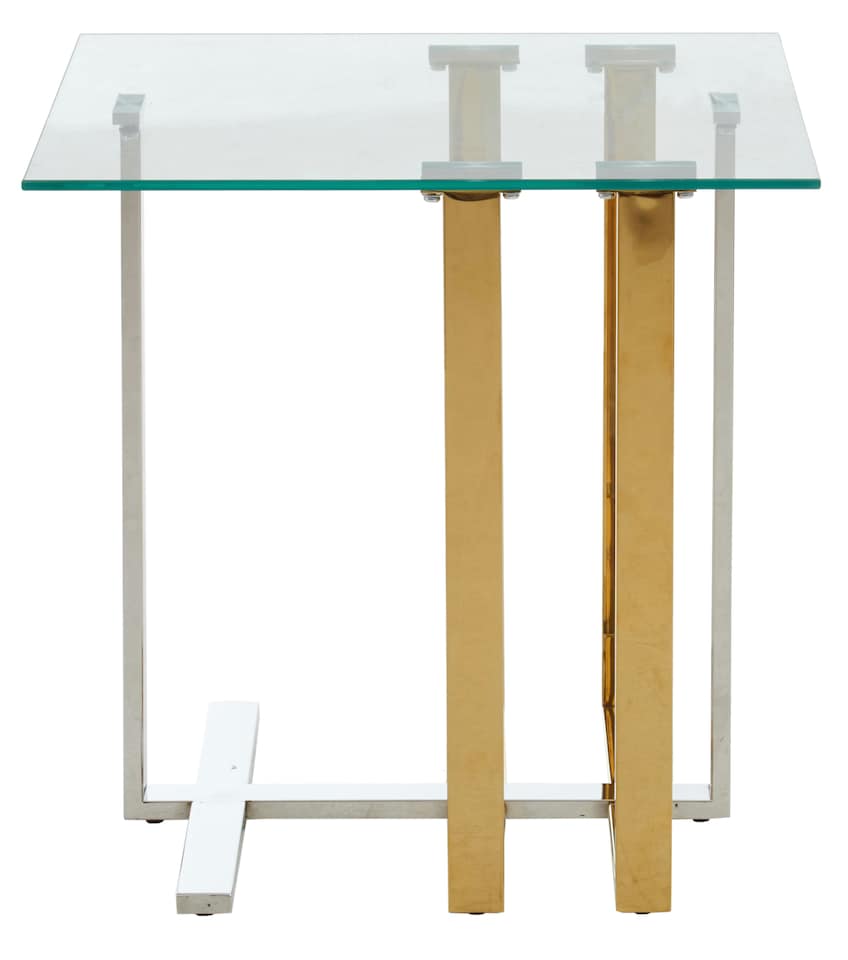 image 1 of Alvea End Table | Gold