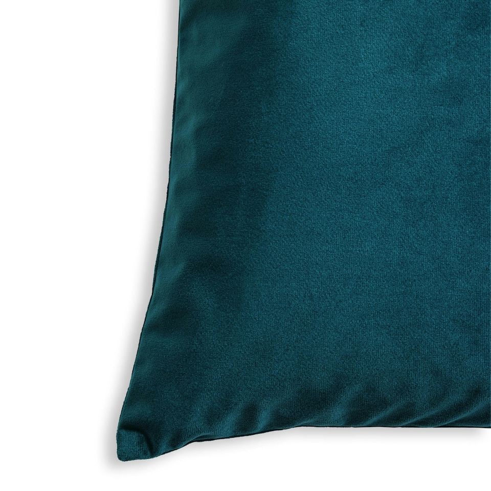 image 1 of BHS Velour Cushion, Teal
