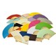 image 6 of Pink Paper Foldable Hand Held Bamboo Wooden Fan by Parev