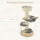 image 2 of COSTWAY Cat Tree 120 CM Multi-layer Cat Tower with Hammock