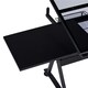 image 6 of Yaheetech Height Adjustable Glass Drafting Table & Stool Set For Artists | Black