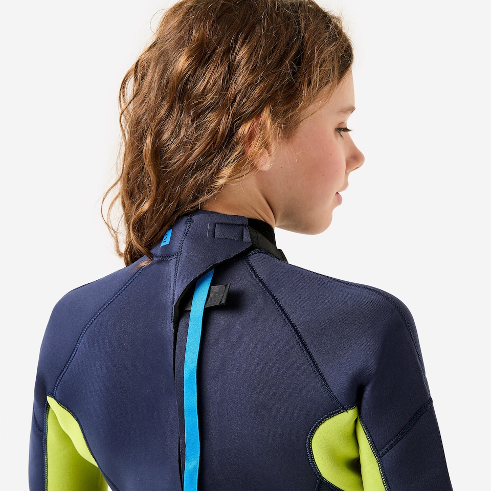image 1 of Decathlon Kids’ Steamer Full Wetsuit 100 4/3