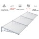 image 3 of Living and Home Door Window Awning Canopy Rain Cover - L270*W90*H28cm Grey