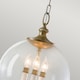 image 3 of Argento 3 Light Ceiling Pendant Oxidized Silver Leaf, E14