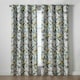 image 4 of Giverny Eyelet Curtains - Green 167 cm x 229 cm