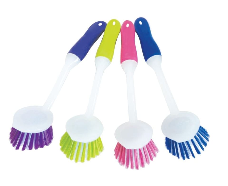image 1 of Duzzit - Round Head washing Up Dish Brush - Assorted Colours