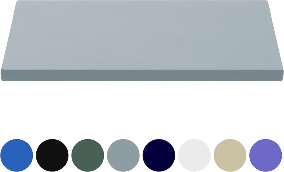 image 1 of Waterproof Garden Bench Cushion 2 Seater I Indoor & Outdoor Bench Seat Pad | Grey