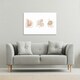 image 2 of Beige watercolour Illustration and gold elements (Canvas Print) 152 x 101 x 4cm