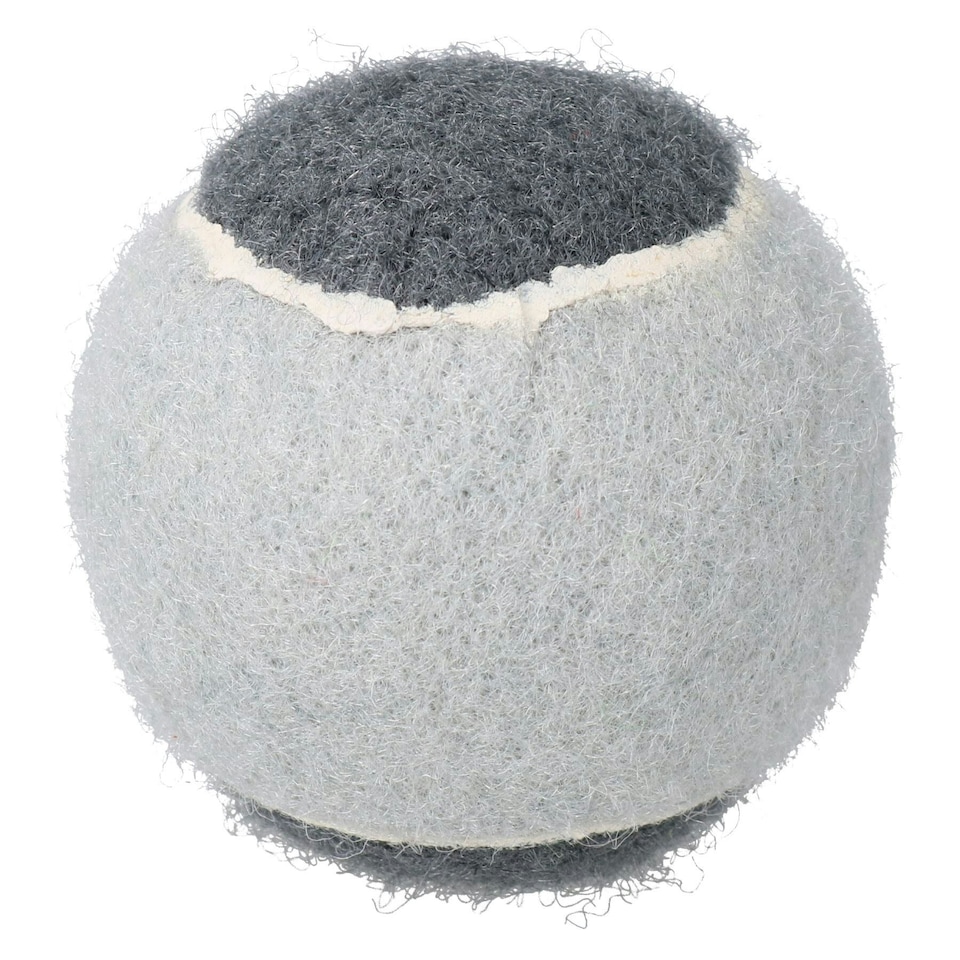 image 1 of 1PK Dog Festive Christmas Gift Grey 'Merry Christmas' Tennis Ball in Gift Box - 6cm