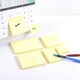 image 2 of Pack of 100 Self Sticky Notes 75x75mm Yellow
