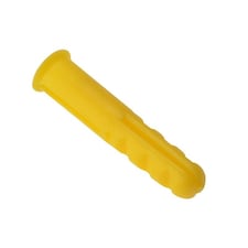 Forgefix Expansion Wall Plugs, Plastic (box) - Multi Colour - Yellow No.4-6