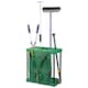 image 5 of KCT Garden Tool Storage Rack Organiser Holder Tidy For Shed Garage Accessories Solutions Freestanding Plastic Trolley Spade Rake