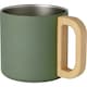 image 1 of Seasons Bjorn Plain Stainless Steel 360ml Mug - Heather Green - One Size