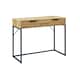 image 1 of Premier Oak-Effect 2 Drawer Dressing Table/ Desk