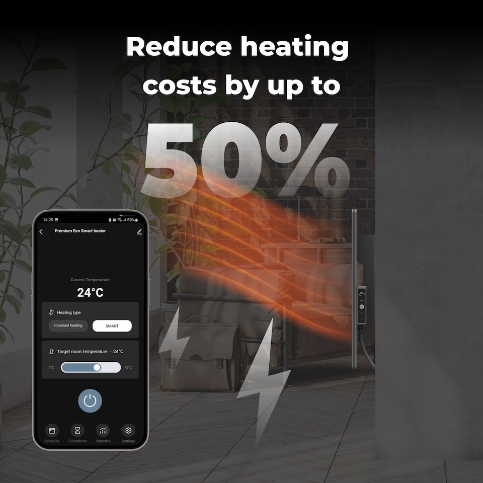 image 1 of AENO Premium Smart Heater Grey