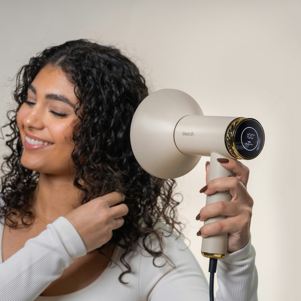 image 1 of Gtech DryOnic Ionic Fast Drying Hair Dryer (Oyster)