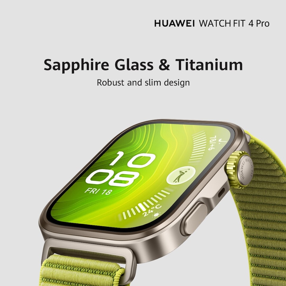 image 1 of Huawei Watch Fit 4 ProTitanium Green