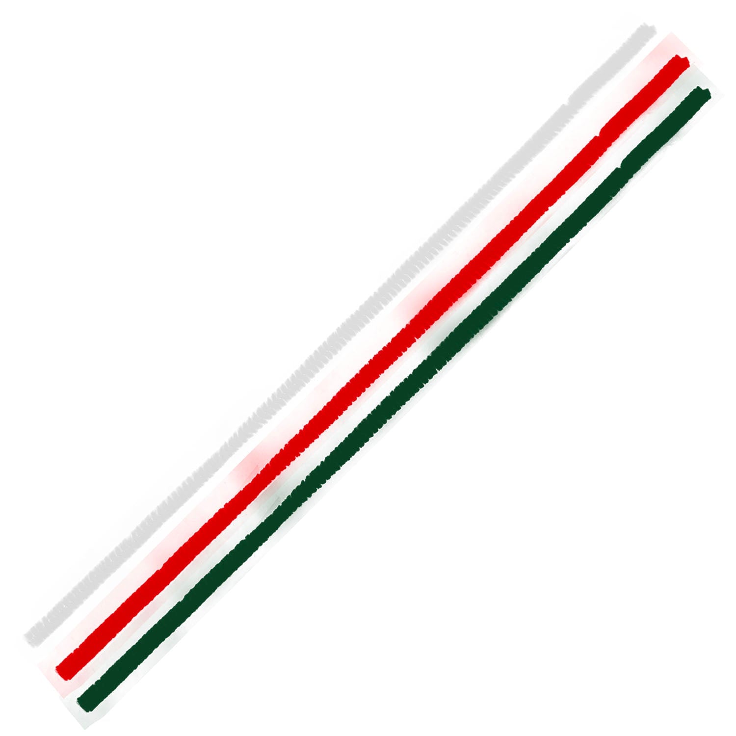 VFM e-Store Chenille Pipe Cleaners Pack Of 60 Decoration Red, White, Green