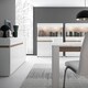 image 3 of Chelsea Living 2 Drawer 3 Door Sideboard in White with a Truffle Oak Trim
