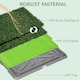 image 4 of PawHut Dog Toilet with 2 Packs Artificial Grass Pads, 67 x 41cm, Green