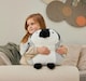 image 3 of Warmies Supersized Cushies Baby Penguin