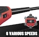 image 2 of Lumberjack Random Orbital Sander 350W 125mm Includes Dust Box & Sanding Pads Red