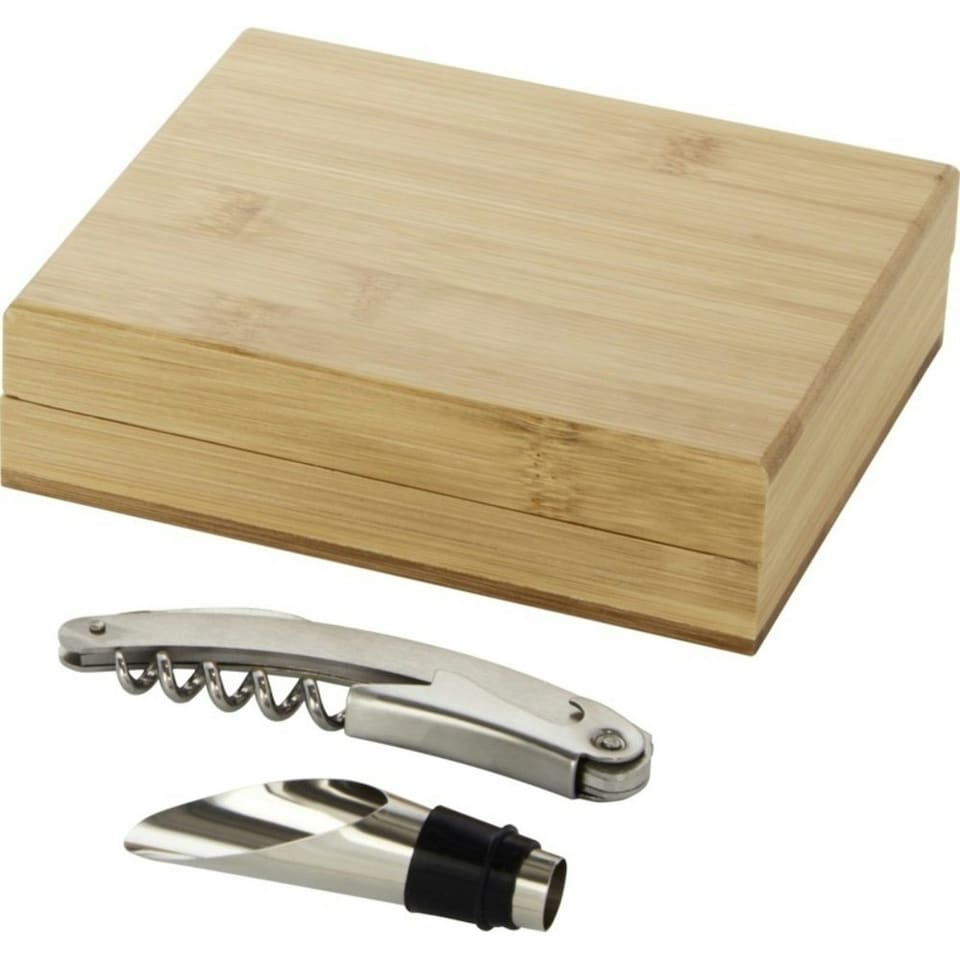 image 1 of Seasons Merlou Wine Set - Silver - One Size