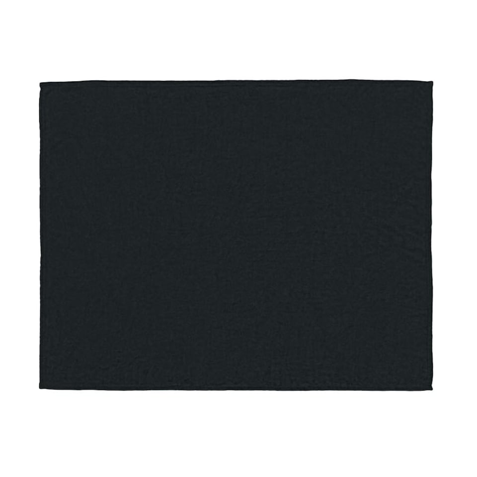 image 1 of MidOcean Logan RPET Fleece Blanket - Black - One Size | Black