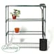 image 2 of Lacewing Metal 3 Tier Greenhouse Staging Shelving Bench in Green 126cm