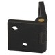 image 2 of Black Reinforced Nylon Plastic Hinge 38x67mm Italian Made Industrial Quality 4PK Black