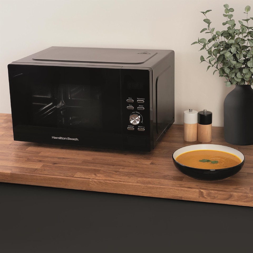 image 1 of Hamilton Beach 30L Black Family Microwave